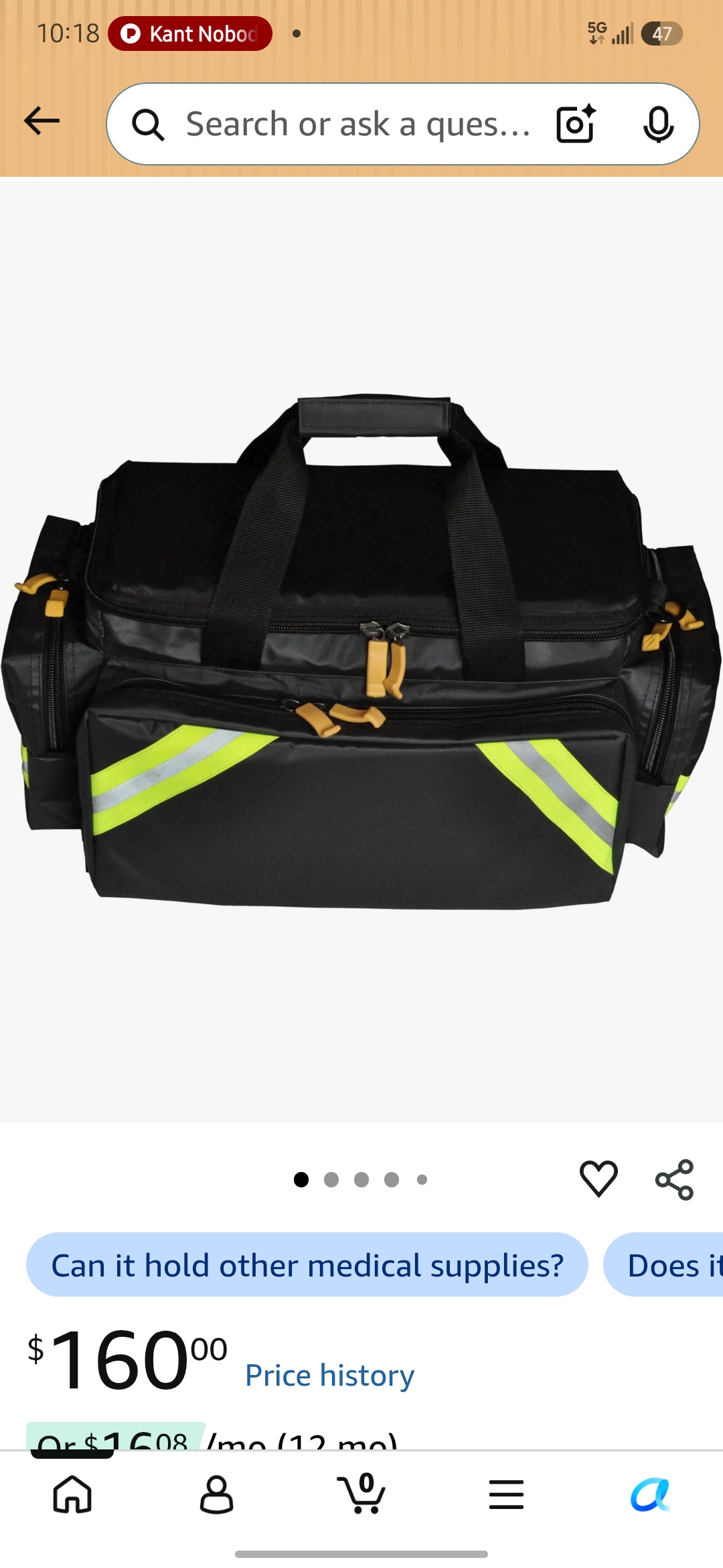 EMS Oxygen Bag
